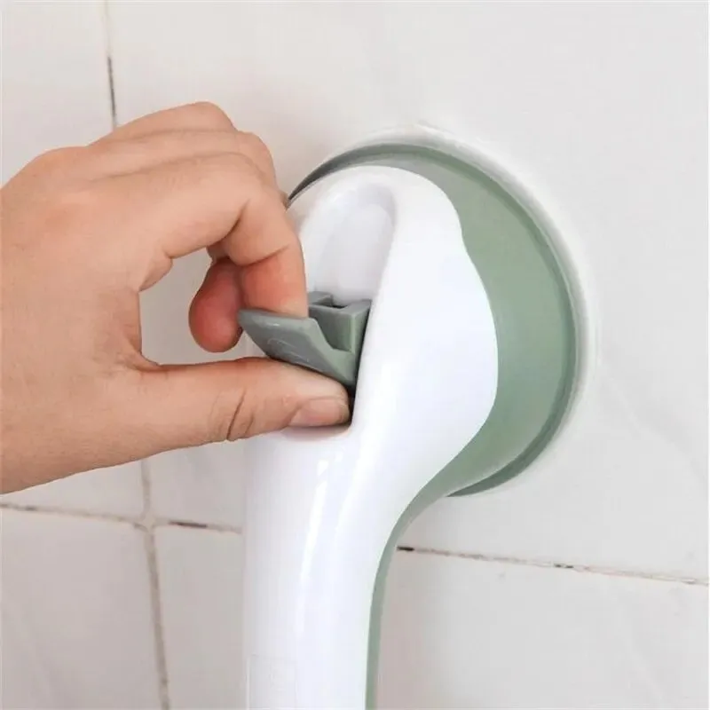 1pc Bathroom Safety Handle Anti Slip Suction Cup Grab Bar for Toilets and Baths