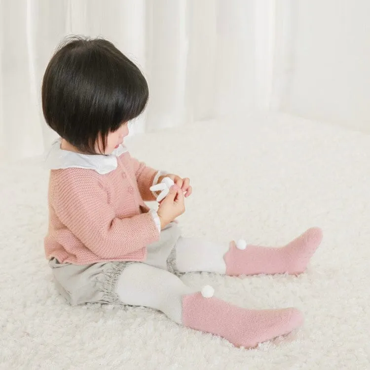 Ailsa Winter Plush Baby Anti-Slip Socks [Set of 4]