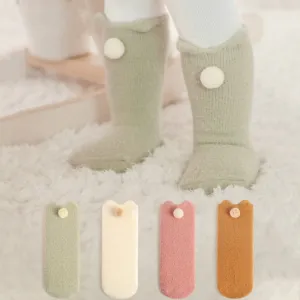 Ailsa Winter Plush Baby Anti-Slip Socks [Set of 4]