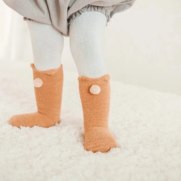 Ailsa Winter Plush Baby Anti-Slip Socks [Set of 4]