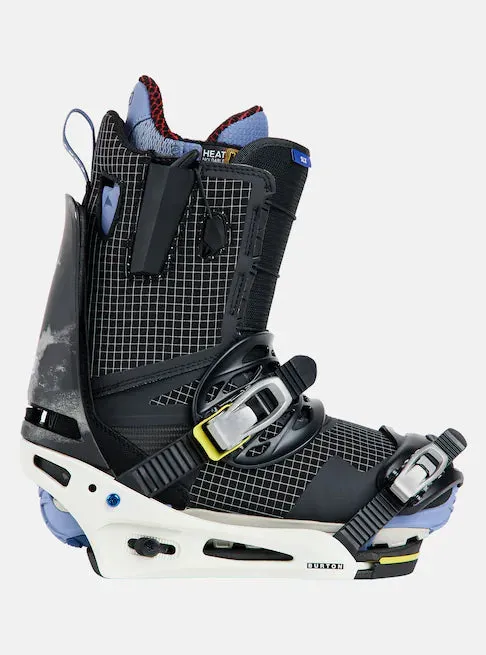 Burton Cartel Snowboard Bindings Mens 2024 White / Graphic