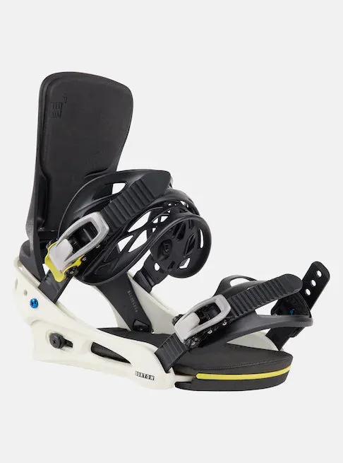 Burton Cartel Snowboard Bindings Mens 2024 White / Graphic
