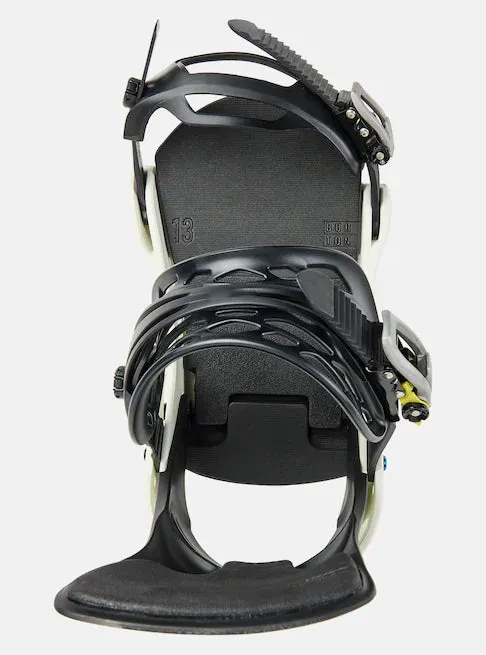 Burton Cartel Snowboard Bindings Mens 2024 White / Graphic