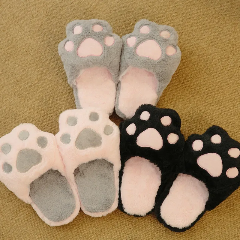Cat Paw Slippers for Women