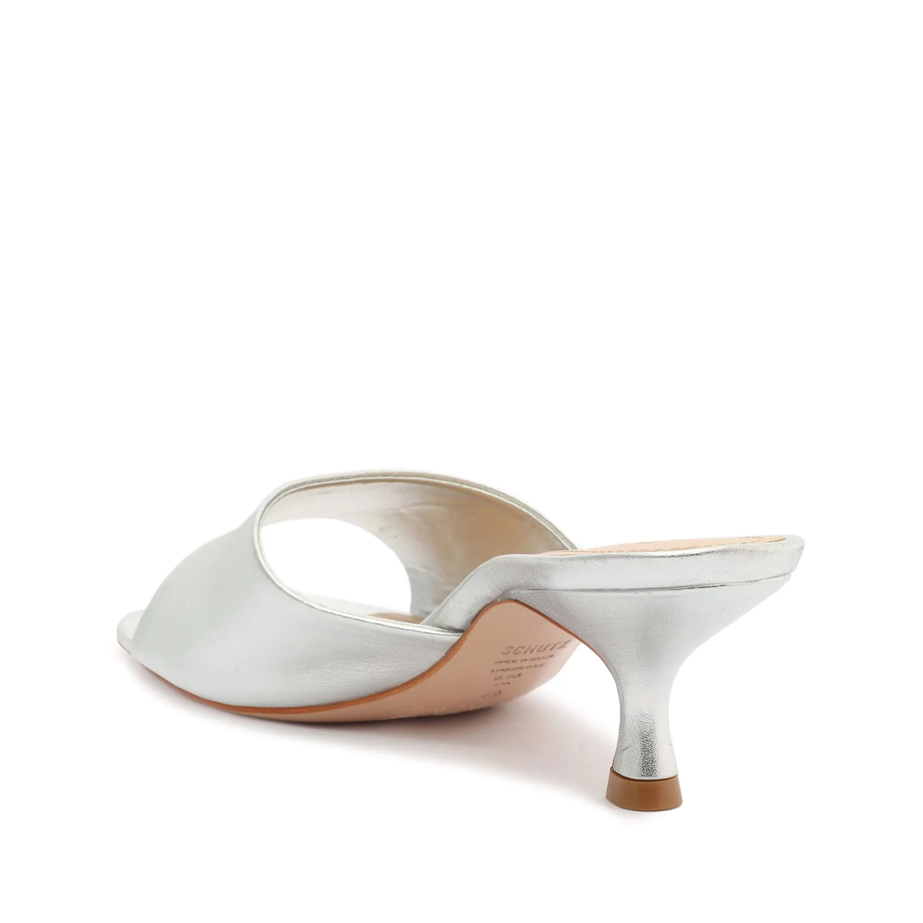 Dethalia Metallic Leather Sandal
