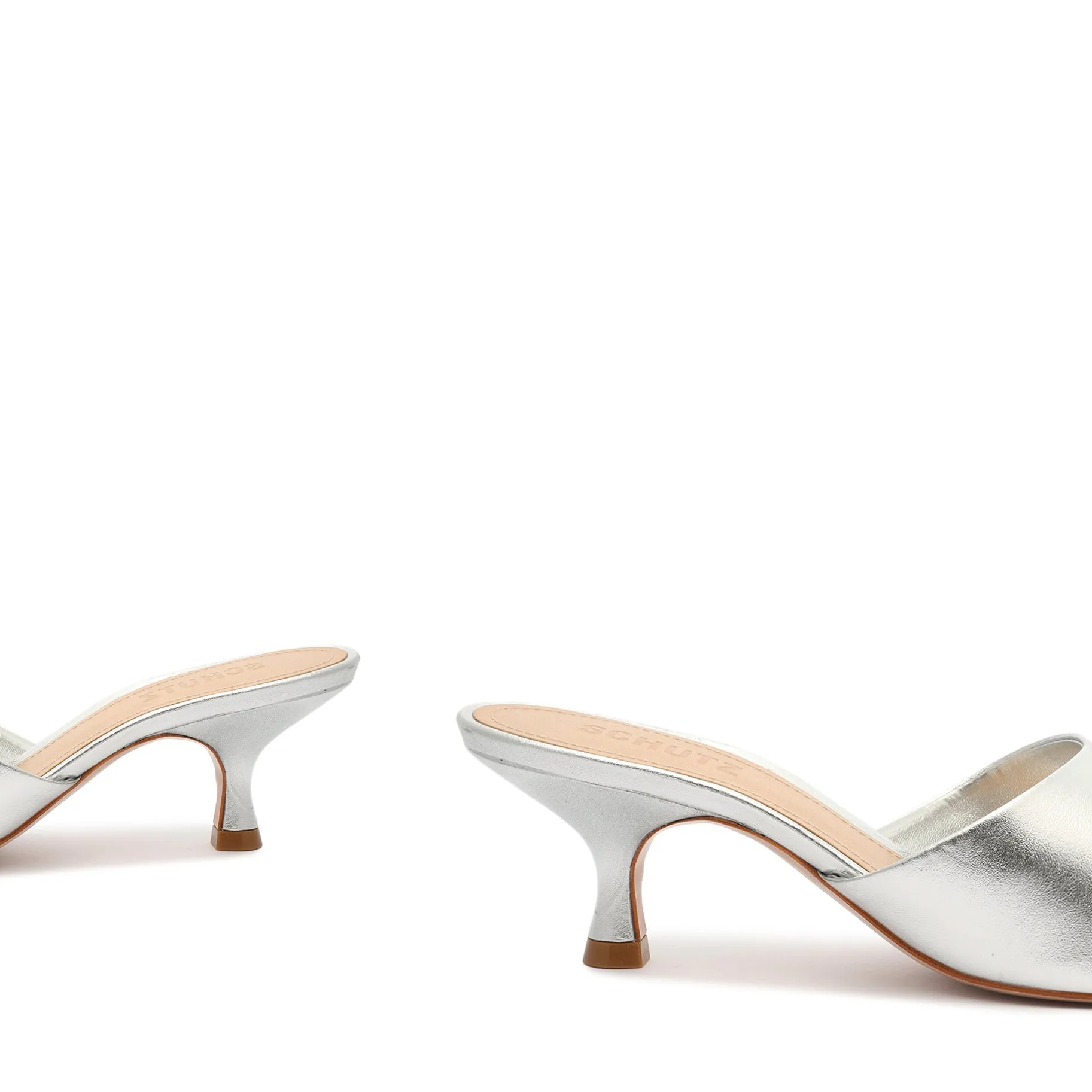 Dethalia Metallic Leather Sandal