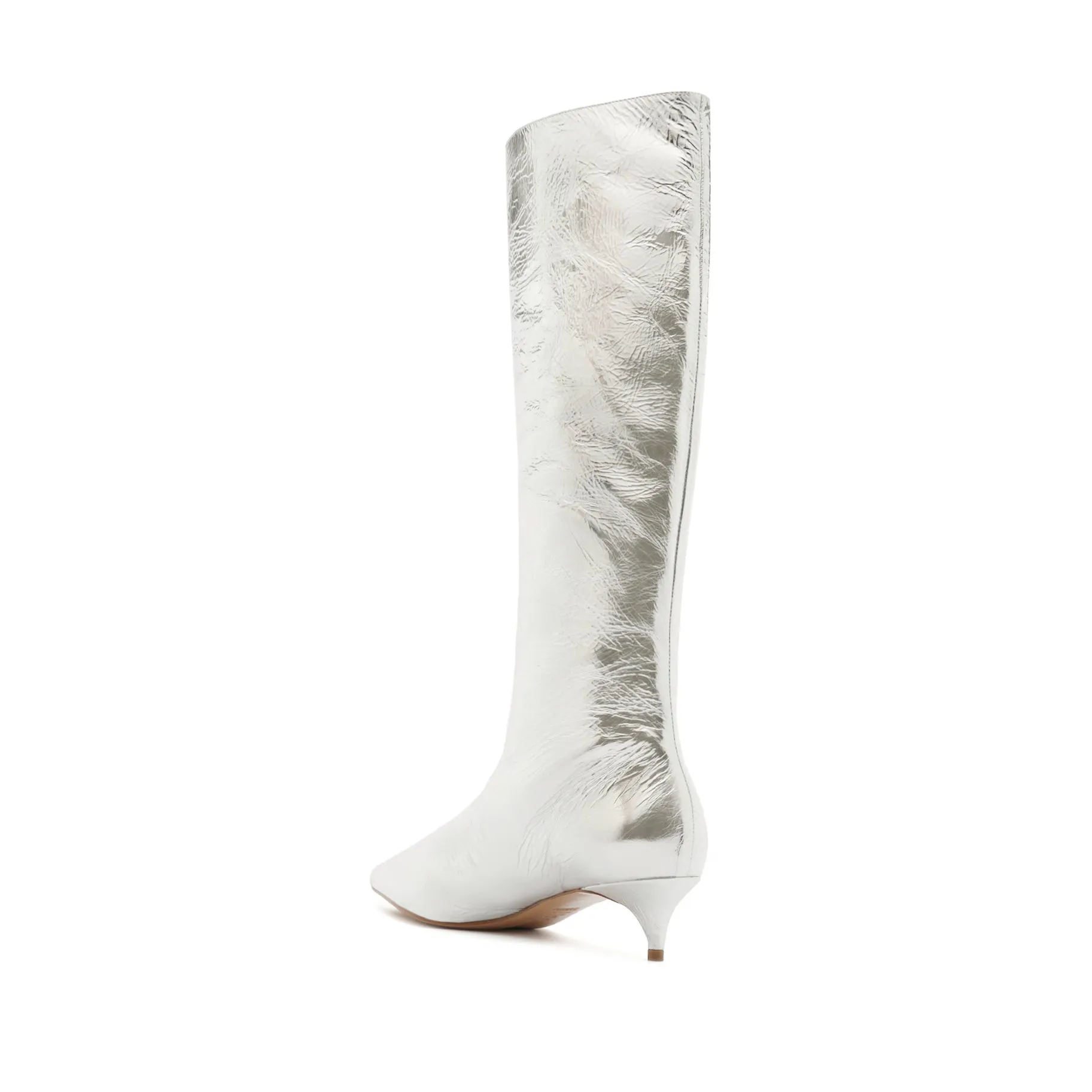 Gail Up Smashed Metallic Leather Boot