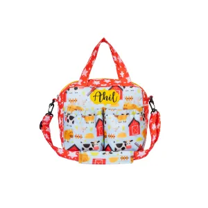 Insulated Tiffin Bag - Farm Animal