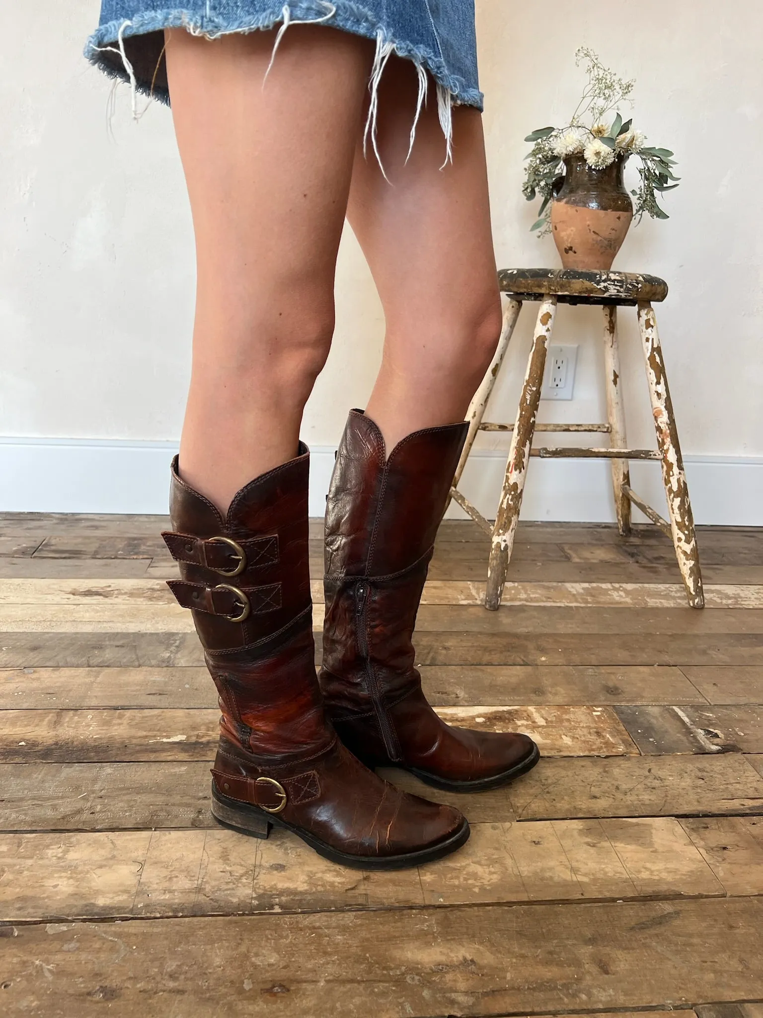 Leather Boots