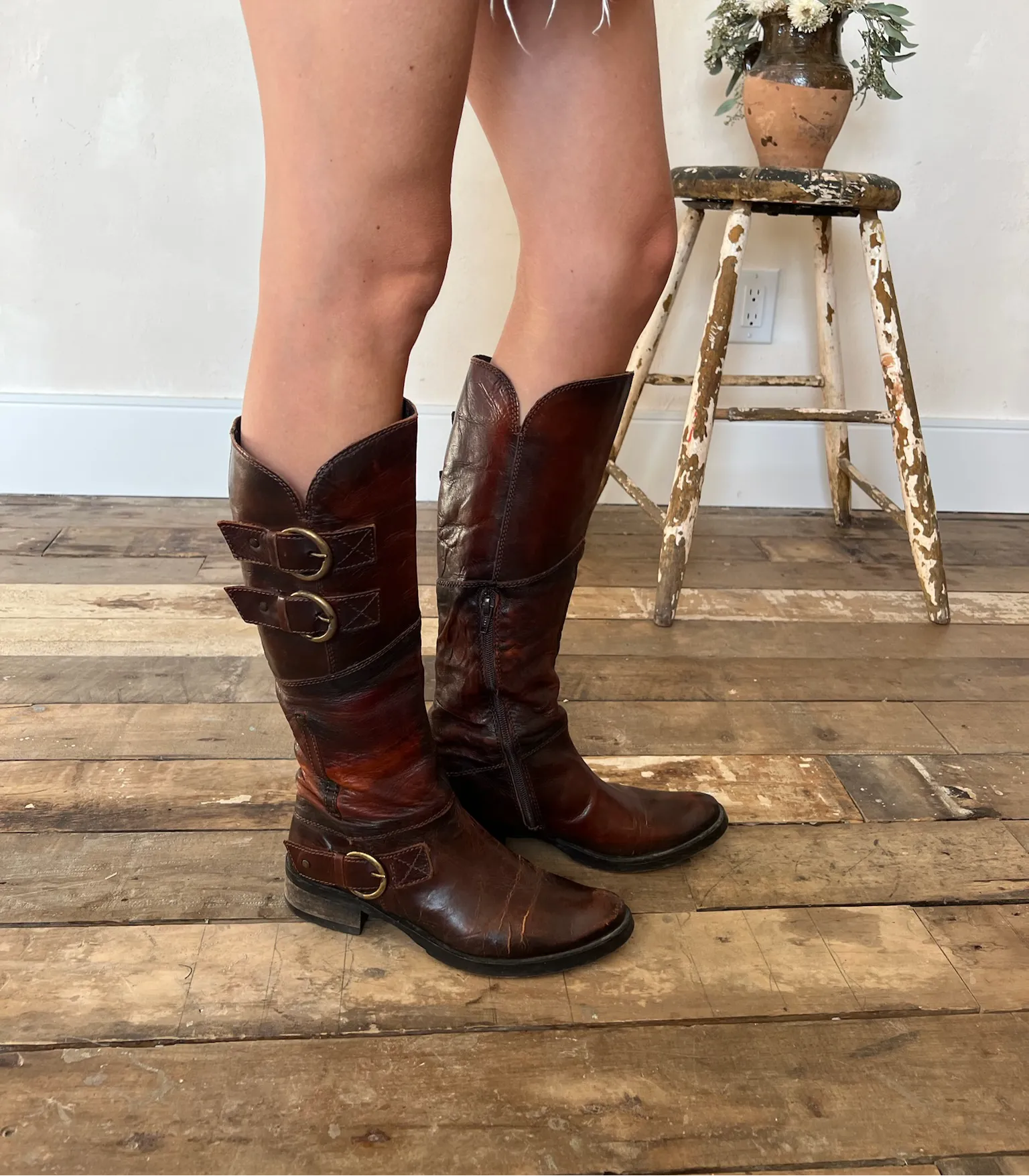 Leather Boots