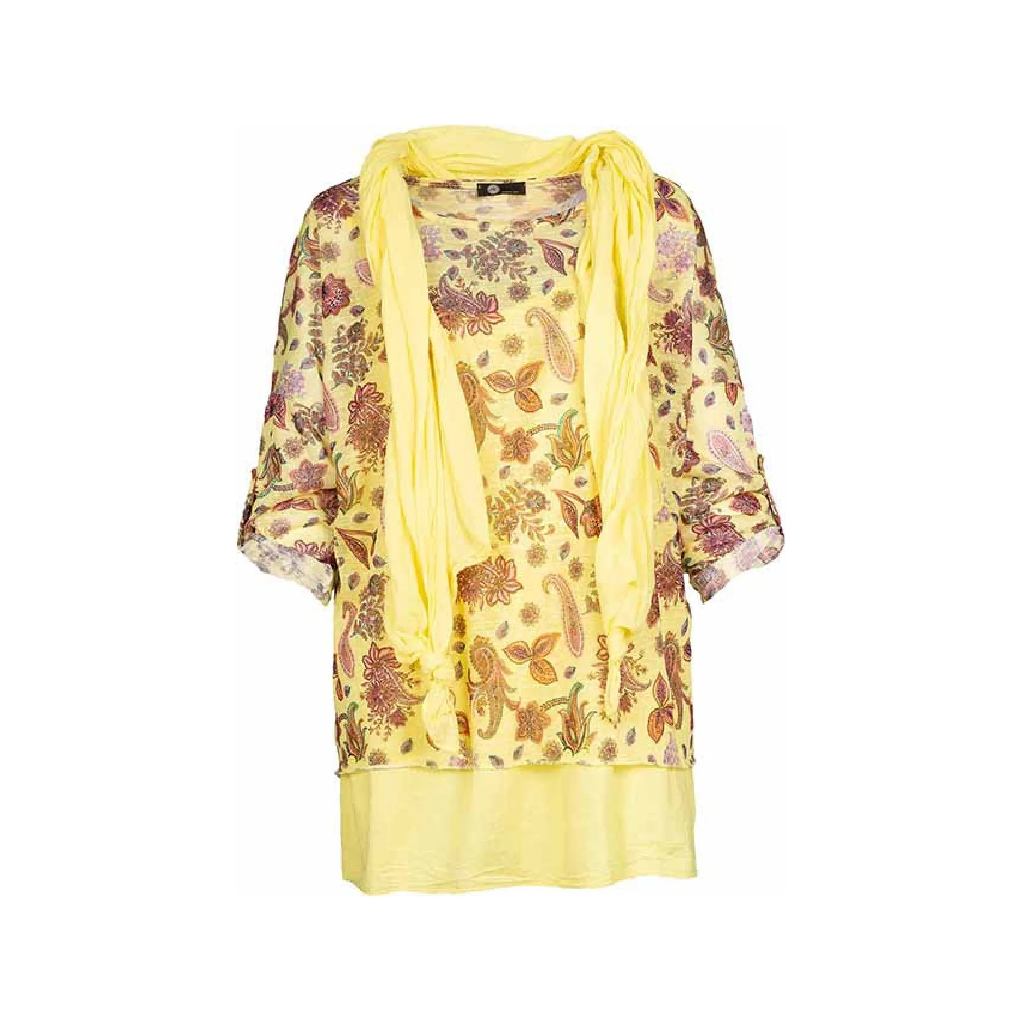 M Made in italy  Women's Knitted 3/4 Tunic