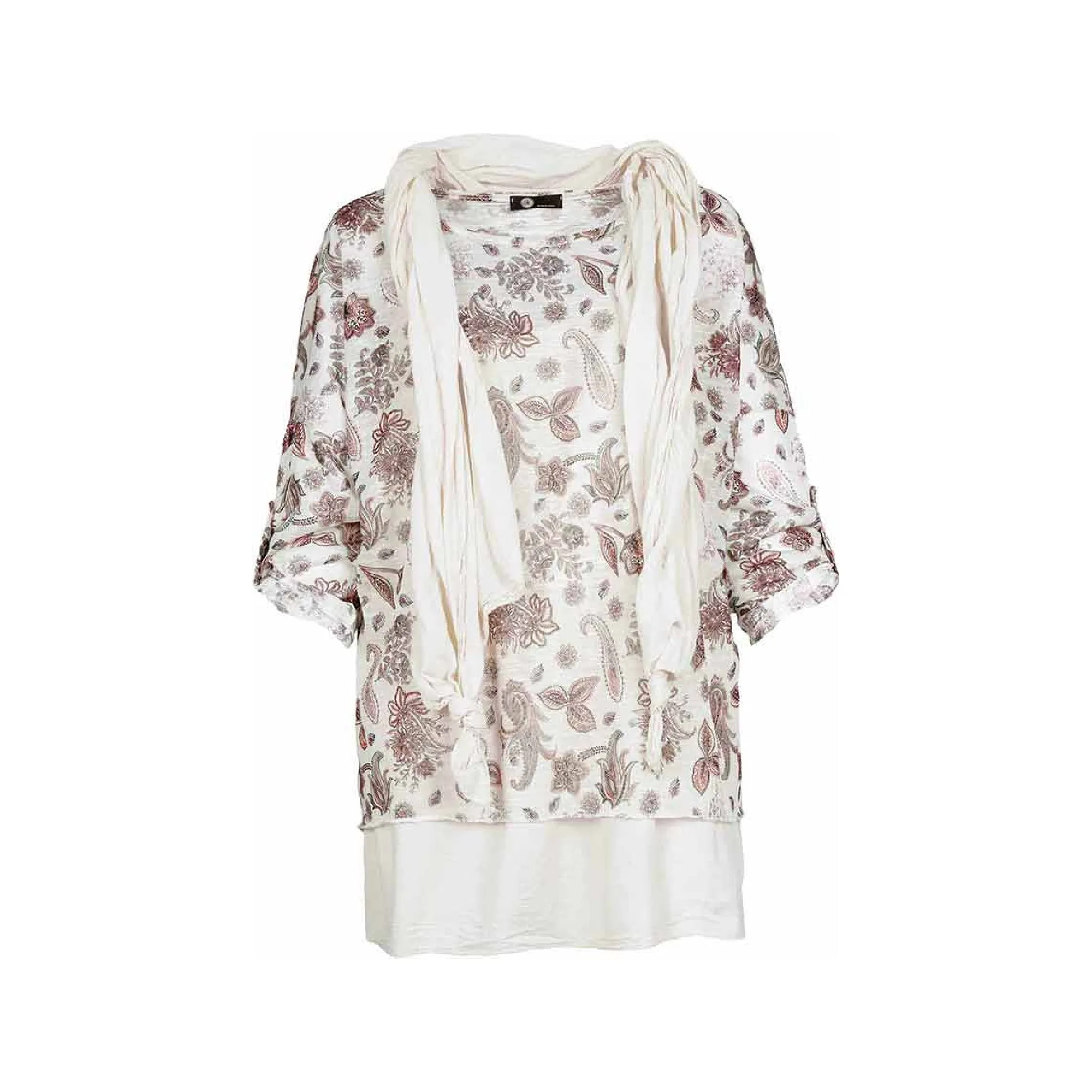 M Made in italy  Women's Knitted 3/4 Tunic