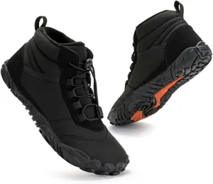 Mens Winter Trekking Backpacking Snow Boots Water Resistant Shoes Anti-Slip Fully Fur Lined Casual Lightweight Hiking Boot Men's High Top Barefoot Shoes Minimalist Trail Running Shoes Ankle Boots