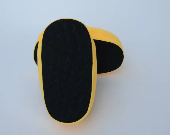Purple Plush Character Slippers for Women
