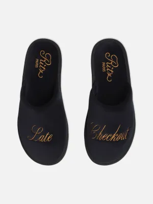 Ritz Late Checkout Slipper -- Dark Navy