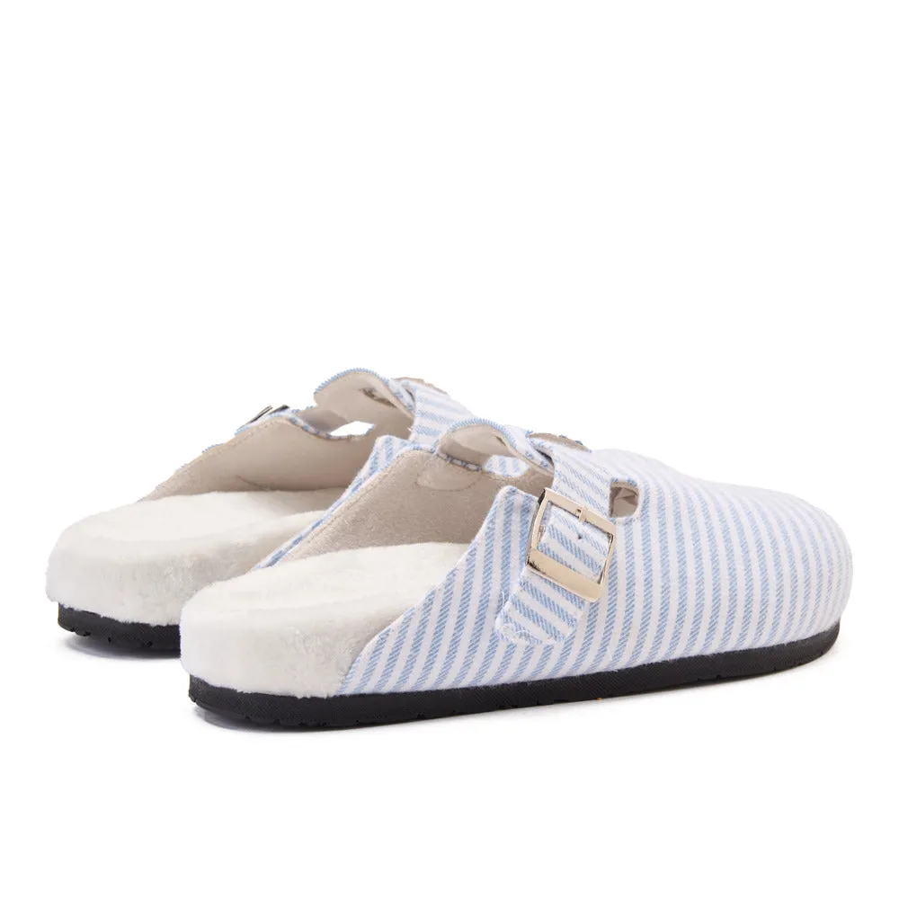 Snuggs Clogs Baby Blue Stripes