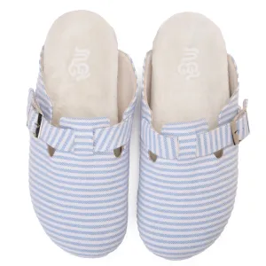 Snuggs Clogs Baby Blue Stripes