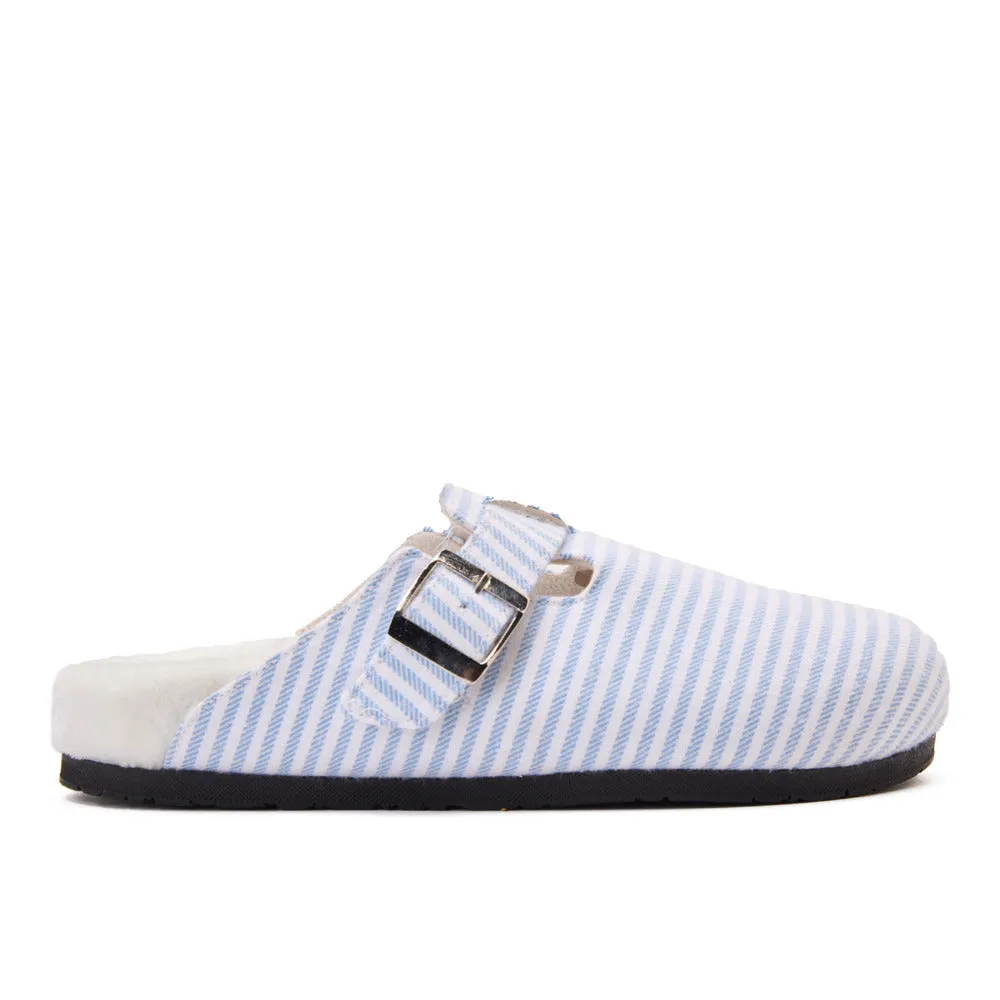 Snuggs Clogs Baby Blue Stripes