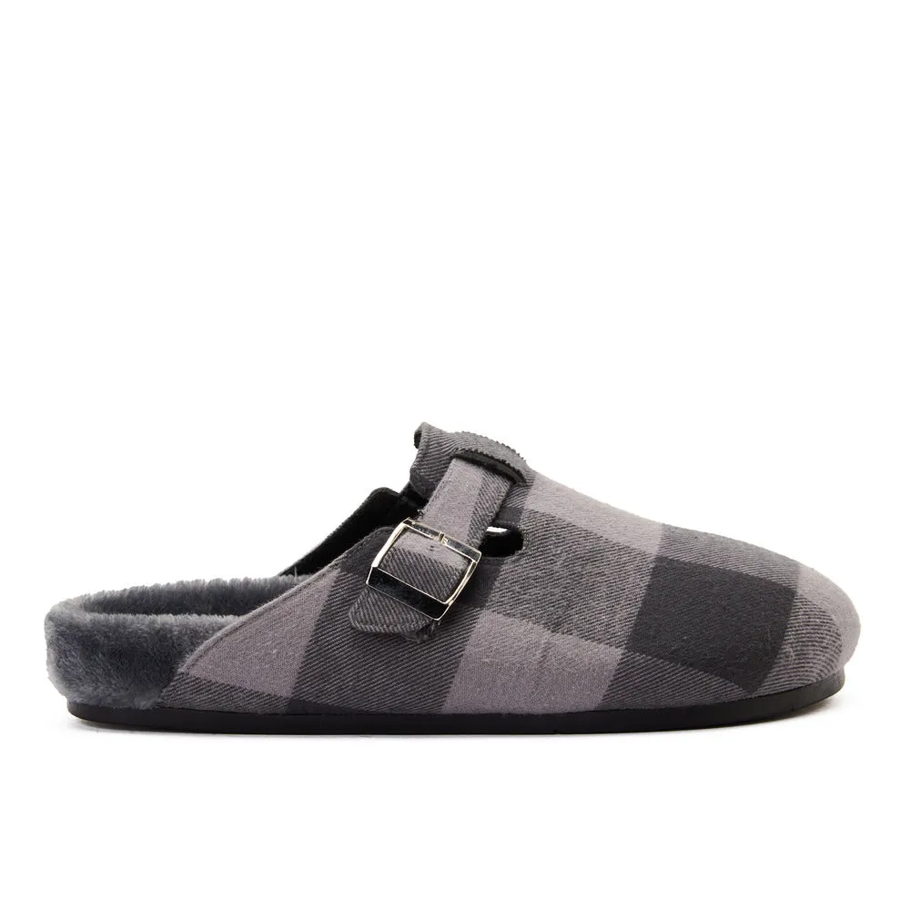 Snuggs Clogs Dark Grey x Light Grey Checkered