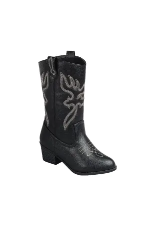 Western Cowboy Boots (Black)