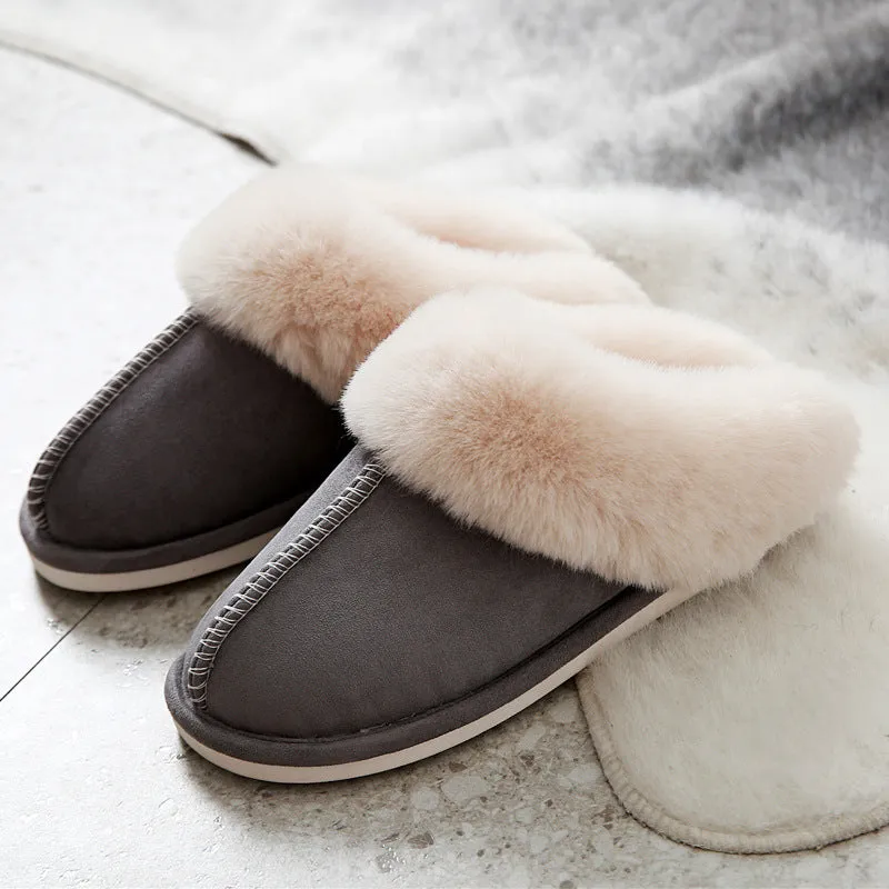 Womens Warm and Plush Clog Slippers